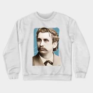 Austrian writer Leopold von Sacher-Masoch illustration Crewneck Sweatshirt